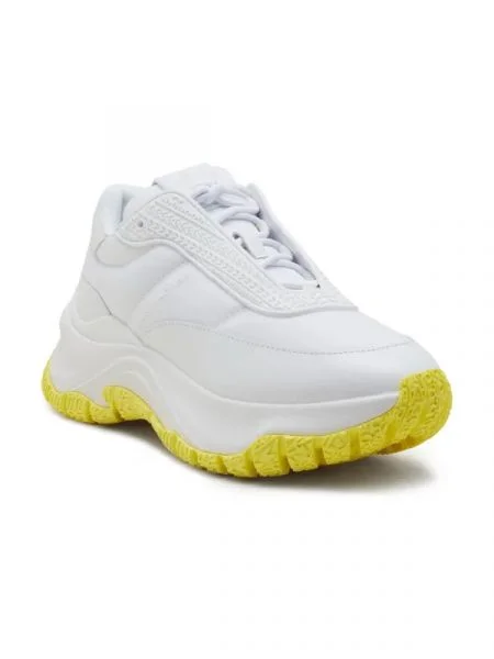Marc Jacobs Sneakers tornacipő THE RUNNER bőr hozzáadásával fehér