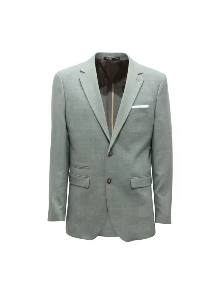 Lniana marynarka Selected Homme zielona
