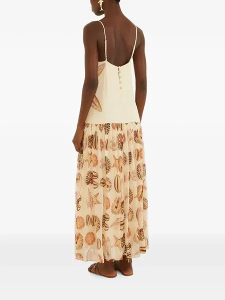 Rochie maxi Farm Rio fără mâneci