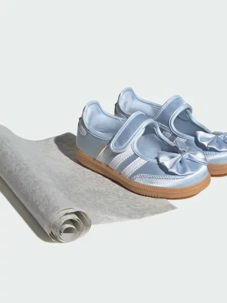 Детские балетки Adidas синие