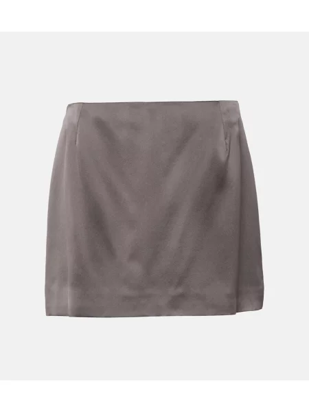 Jedwabna spódnica Peter Do szara