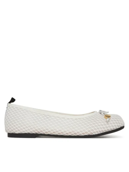 Balerini LOVE MOSCHINO alb