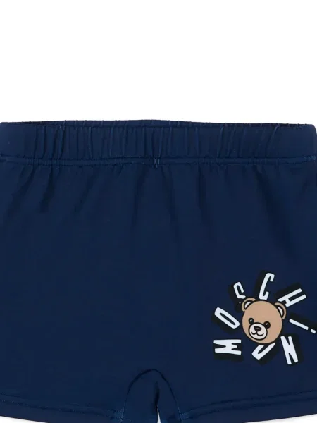 Szorty dziecięce Moschino niebieskie