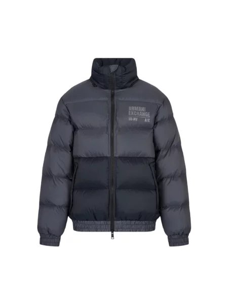 Kurtka puchowa Armani Exchange niebieska