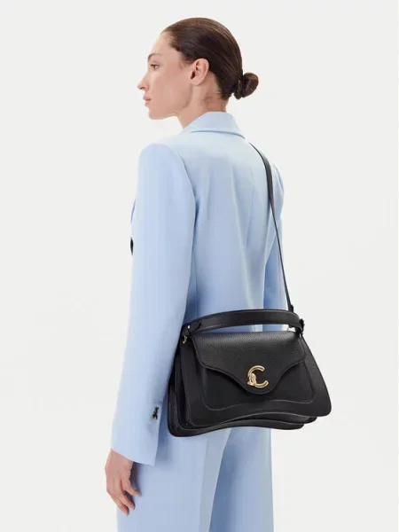 Rucsac Coccinelle din piele negru
