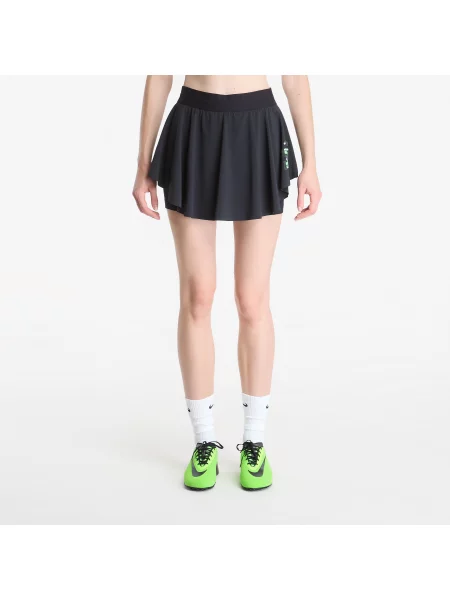 Fustă Nike Swift Dri-FIT Running Skort Black/ Black/ Reflective Silv M negru