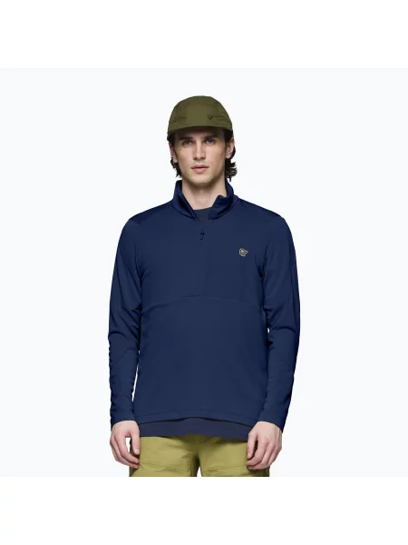 Trekingová mikina NORRONA Femund Neck indigo night