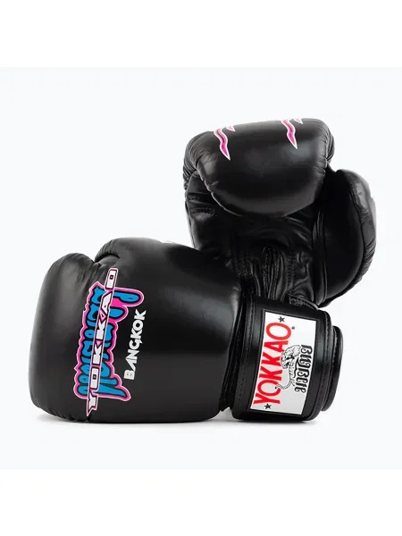 Мъжки боксови ръкавици YOKKAO East Club black черно
