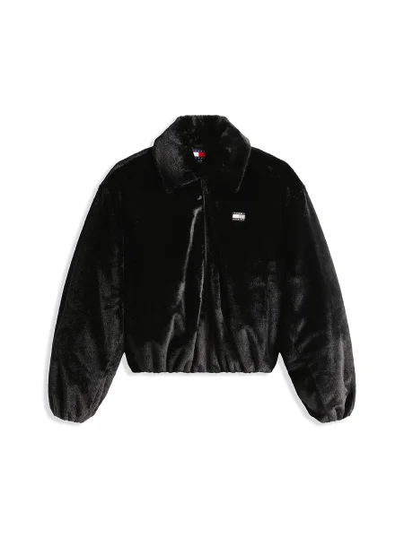 Tommy Jeans Geacă de iarnă negru