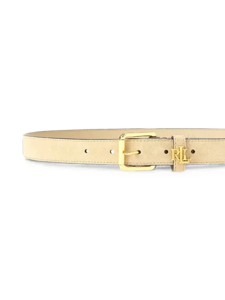 Curea Lauren Ralph Lauren din piele cu autograf