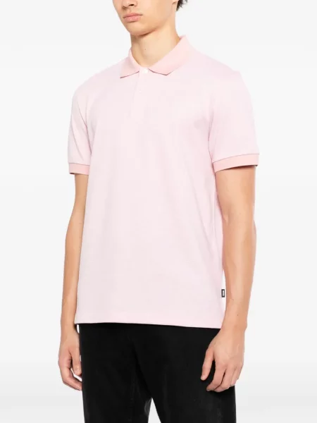 Tricou polo Boss roz