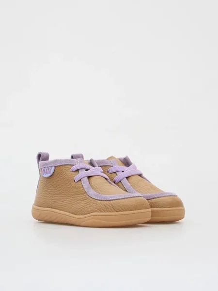 Шкіряні Дитячі Черевики OSIK Barefoot Chubby Clay Toddlers коричневий