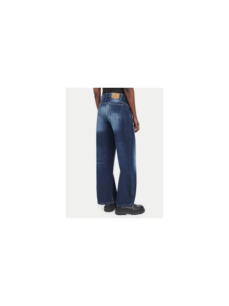 Juicy Couture Džinsai Wide Leg mėlyna