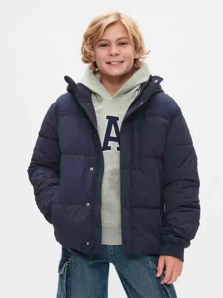 Prešívaný bunda Gap modrá
