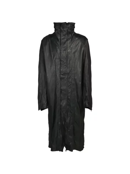 Palton Julius din piele negru