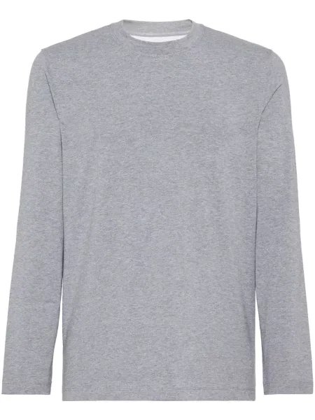 Lung tricou Brunello Cucinelli gri