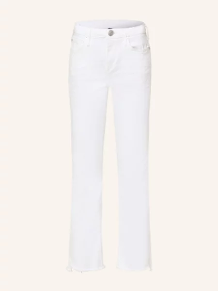 True Religion Jeansy Flare Halle Kick Flare weiss białe