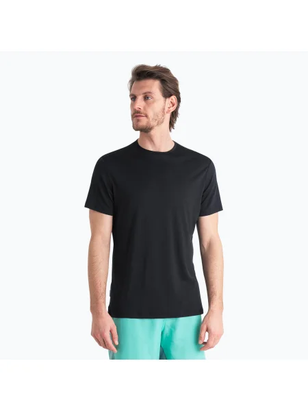 Мъжка тениска за трекинг Icebreaker Merino Cool-Lite Sphere III SS Tee black черно