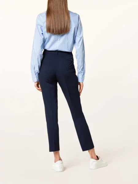 Betty&Co Spodnie Garniturowe Z blau granatowe