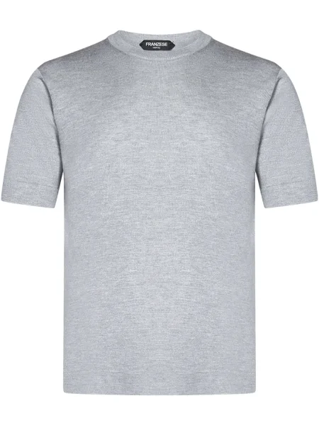 Tricou Franzese Collection gri