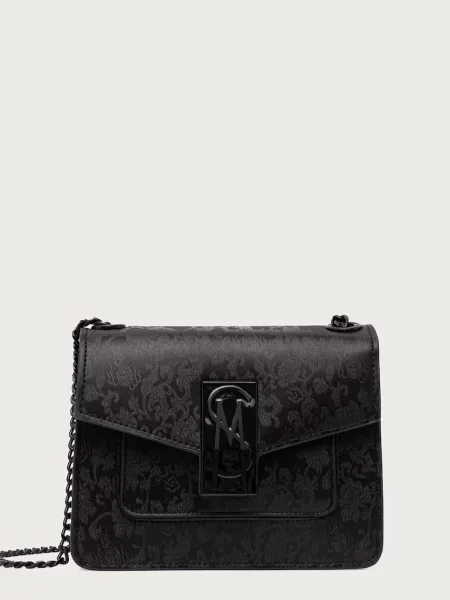 Steve Madden geantă crossbody pentru femei cu imitație de piele Bartie negru