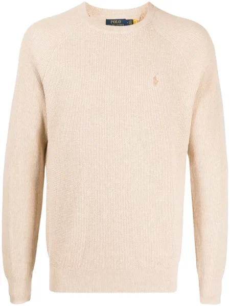 Košile Polo Ralph Lauren s výšivkou s kapucí hnědá