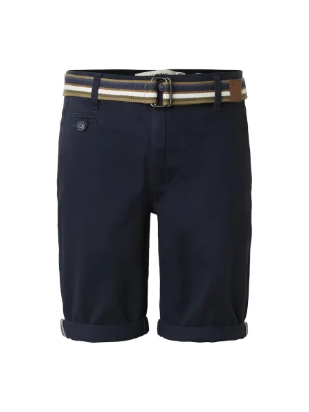 INDICODE JEANS Pantaloni eleganți Royler bleumarin / maro mokka alb