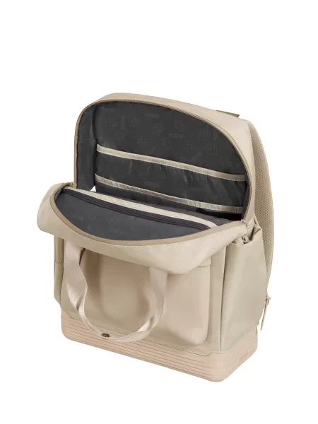 Переработанный рюкзак American Tourister бежевый