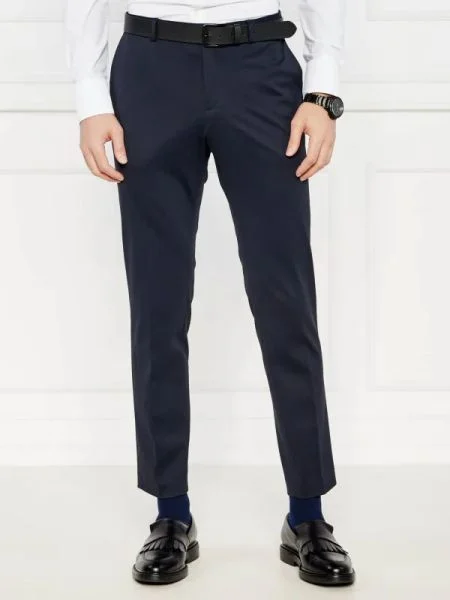 BOSS BLACK Pantaloni P-Genius | stretch negru