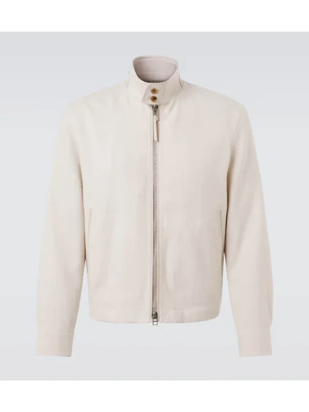 Geacă Tom Ford de lână alb