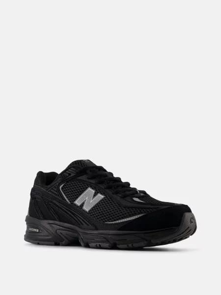 Замшевые кроссовки New Balance черные