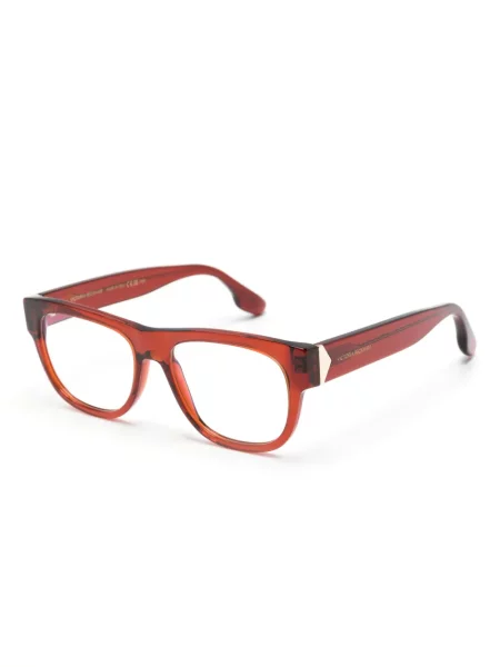 Kvadratiniai akiniai nuo saulės Victoria Beckham Eyewear raudona