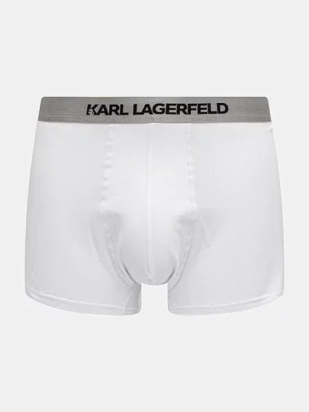 Bokserki KARL LAGERFELD Elastic Trunk 3 pary black/white/grey białe