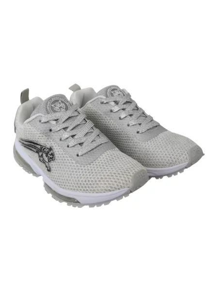 Sneakersy Plein Sport z siateczką szare