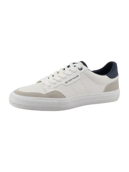 Sneakerși Tom Tailor alb