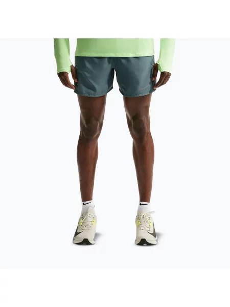 Spodenki Nike Miler Dri-Fit Brief Lined 5" mineral slate niebieskie