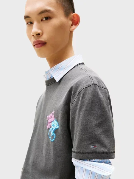 Футболка Tommy Jeans сіра
