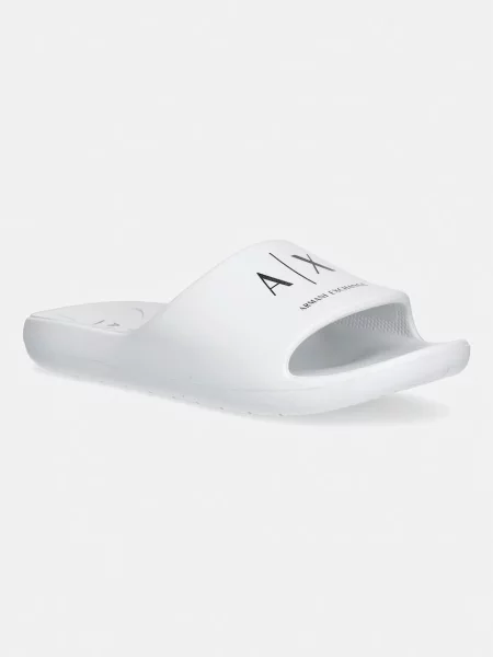 Armani Exchange natikači bazenski bela