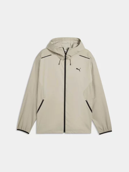 Демісезонна куртка PUMA Tech Track Jacket комбінований верх бежевий