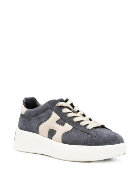 Szarvasbőr sneaker Hogan autogrammal kék