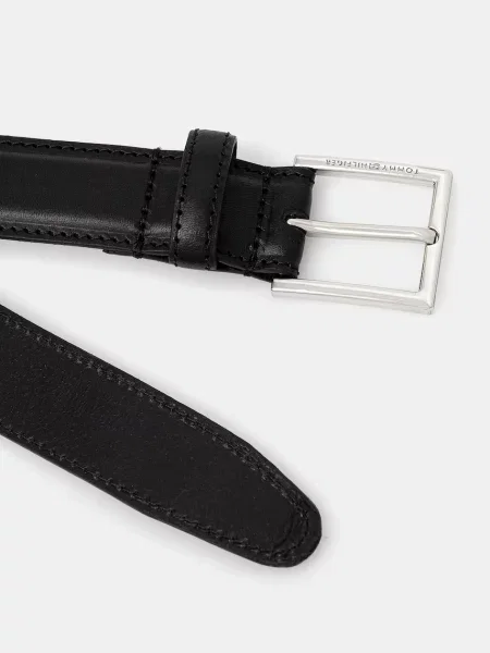Usnjen Tommy Hilfiger črna