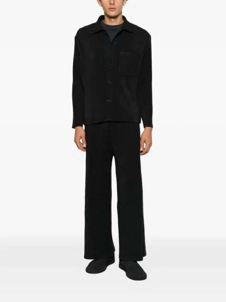 Pantaloni Gongdid Design tricotate negru