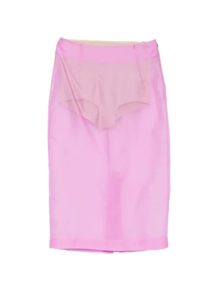 Fustă Patrizia Pepe din organza roz