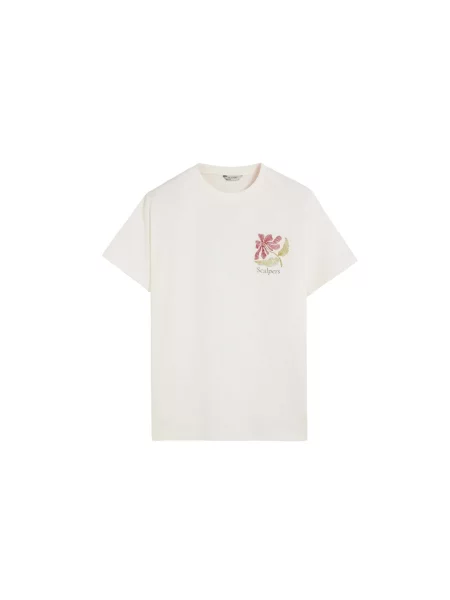 Scalpers Tricou lână alb