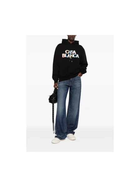 Bluza z kapturem Casablanca czarna