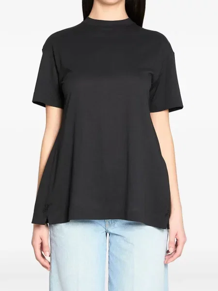 Tricou Jacquemus cu spatele deschis negru