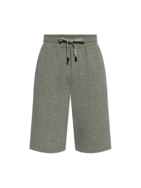 Spodenki sportowe Dolce And Gabbana z logo szare