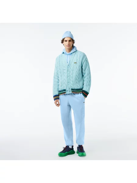 Joggery Lacoste niebieskie