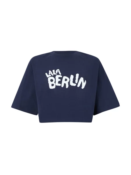 Lala Berlin Majica Corali temno modra bela
