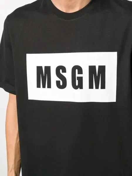 Tricou Msgm cu imagine negru